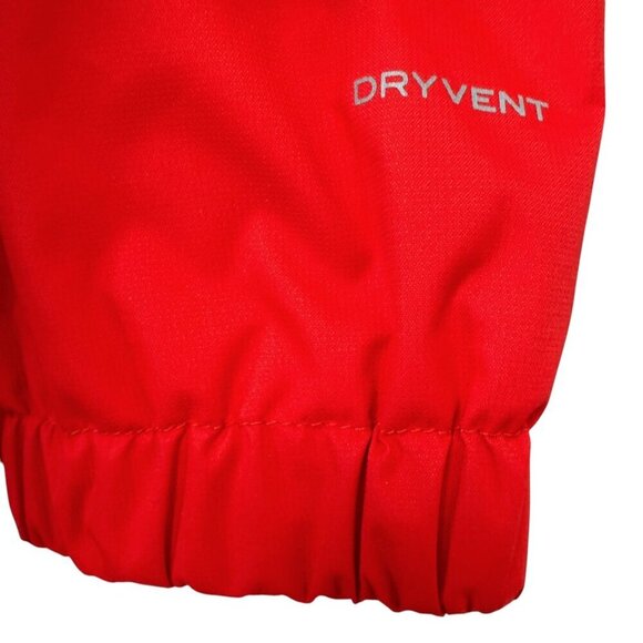 THE NORTH FACE Boys Jacket Large 14/16 Red Hooded Windbreaker Full Zip *TORN - Picture 14 of 16